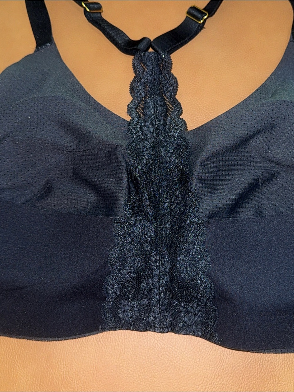 NWOT Knix Lace Racerback Bralette in Black Size XL - Picture 5 of 6